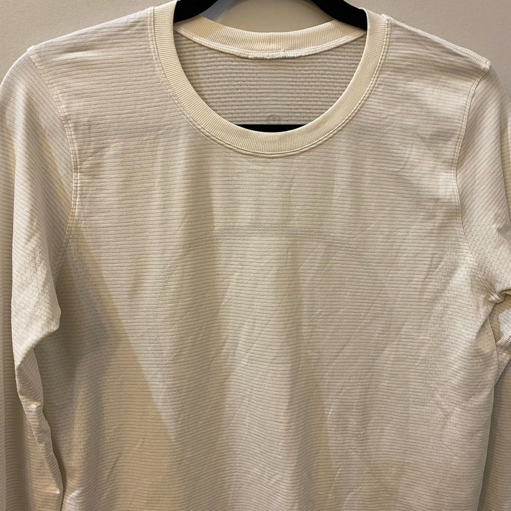 Lululemon Swift Tech Long Sleeve Crewneck Shirt Women Size 8 - Picture 2 of 7